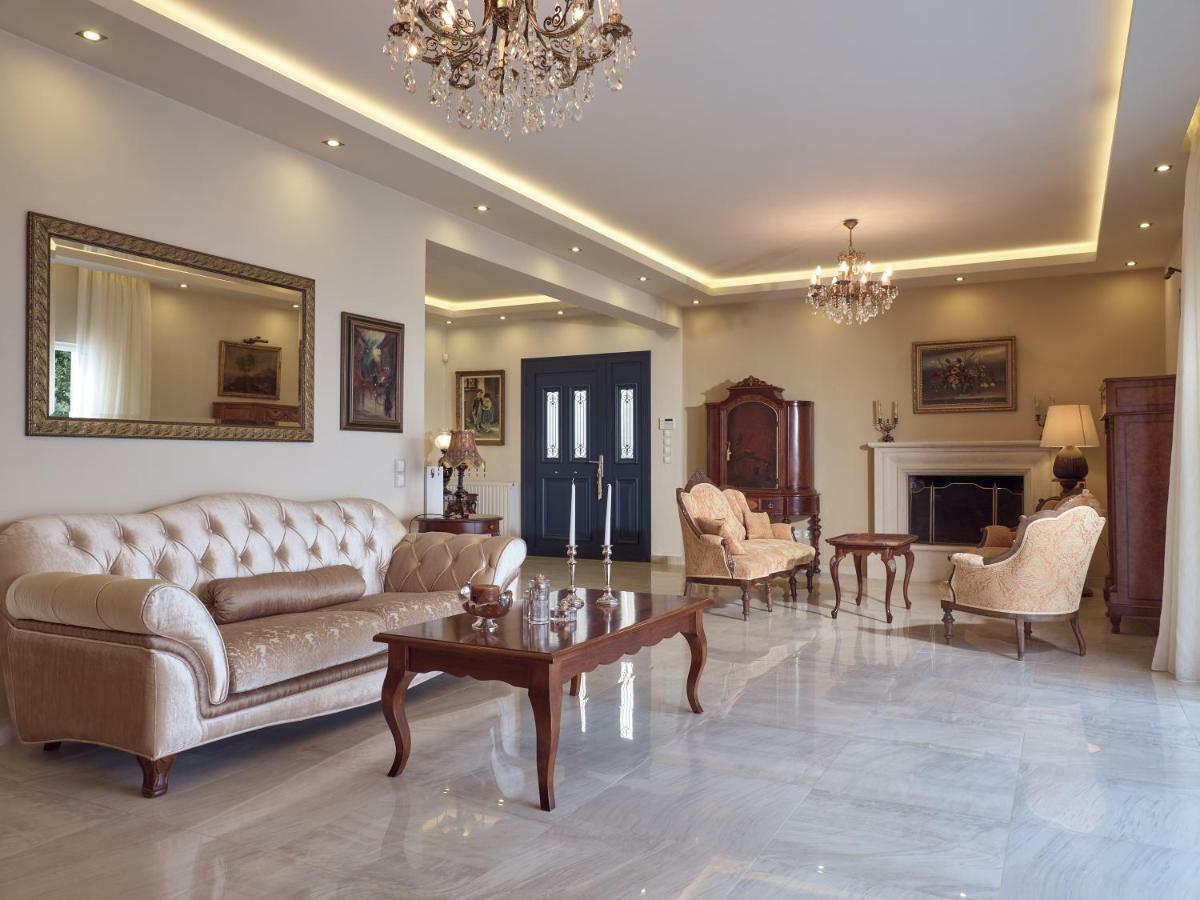 Golden July Luxury Villa Akrotiri  المظهر الخارجي الصورة